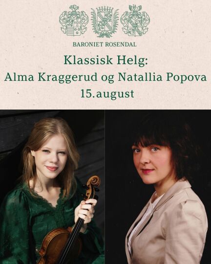 Klassisk Helg: Alma Kraggerud og Natallia Popova
