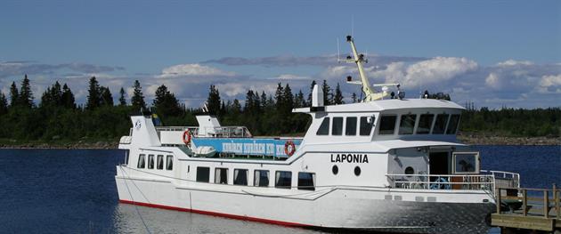 M/S Laponia vid brygga, Laponia rederi