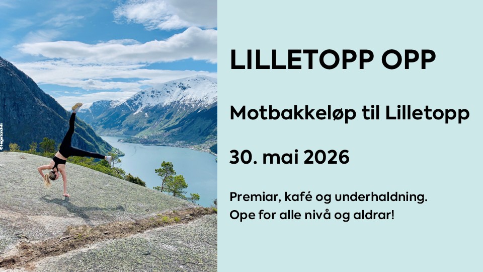 MOTBAKKELØP Lilletopp opp!