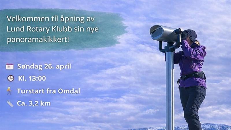 Innvielse av panorama kikkert