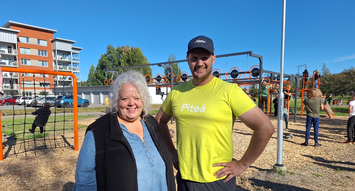 Elisabeth Lindberg och Anton Li Nilsson
