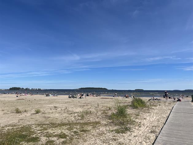 Pite havsbad strand, Piteå Turistcenter