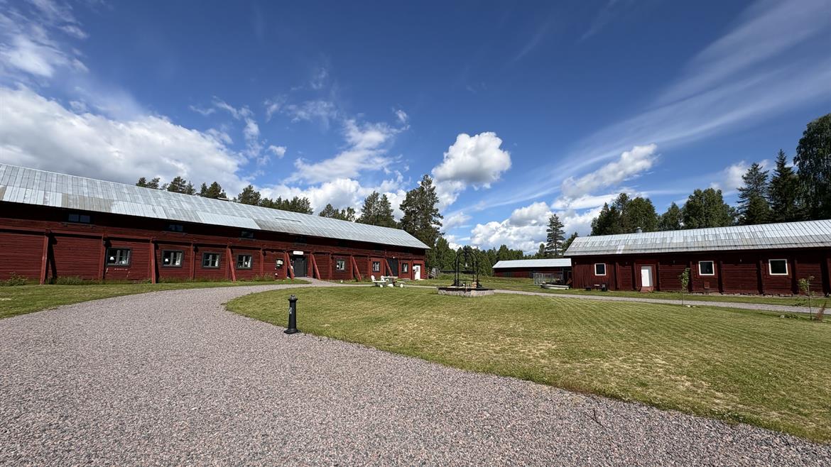 Rosfors Bruksherrgård byggnaden med övernattningsrum
