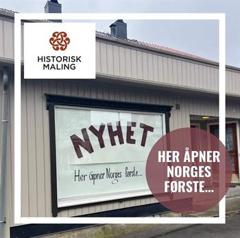 Historisk maling - Åpningsfest butikk - Vær med i trekning om fine produkter - Turist i egen region