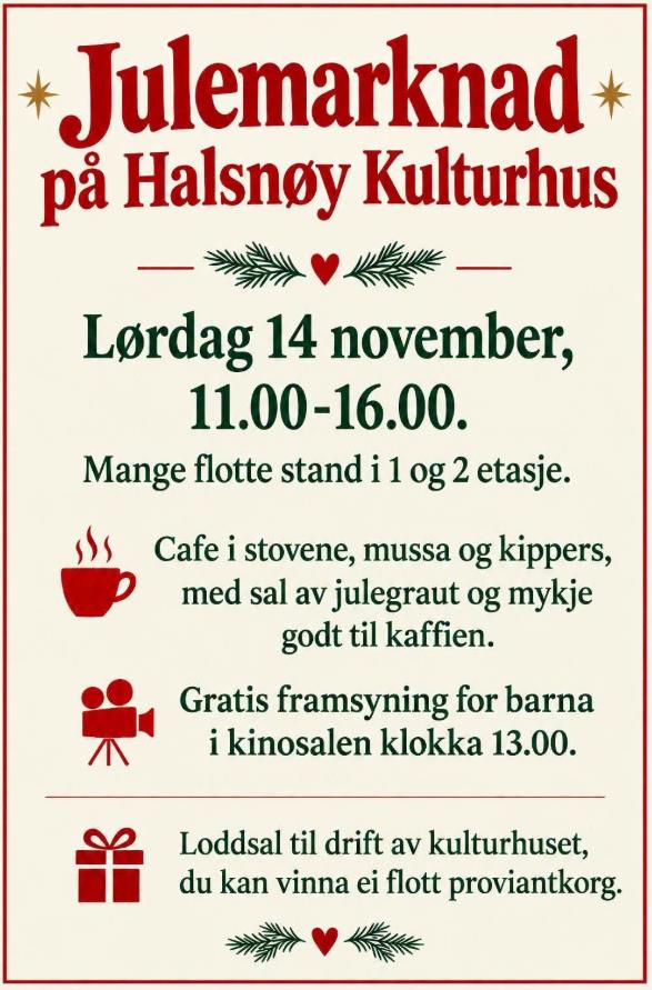 Julemarknad på Halsnøy