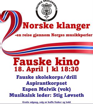 Fauske skolekorps presenterer Norske klanger