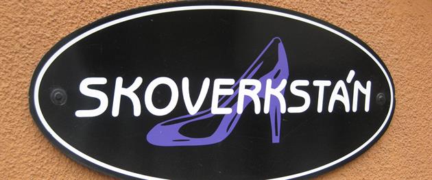Sign, Skoverkstan