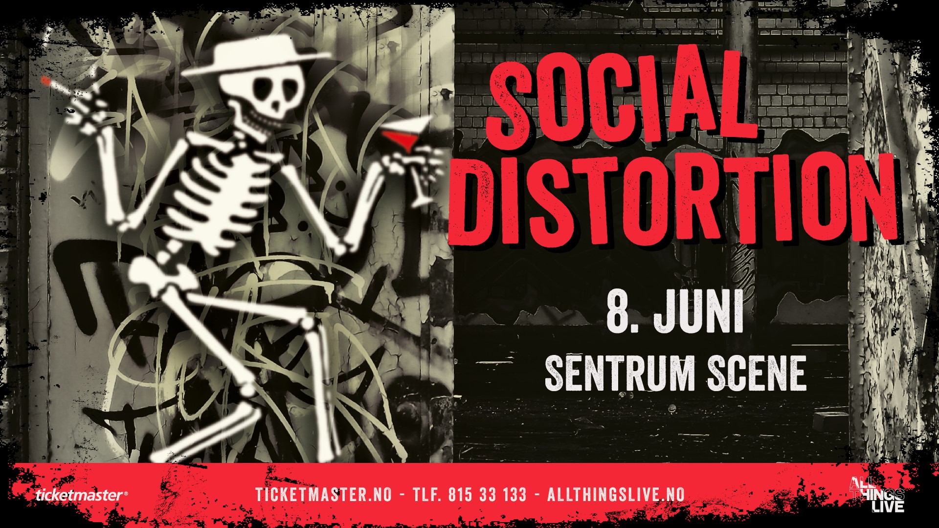 Social Distortion @ Sentrum Scene