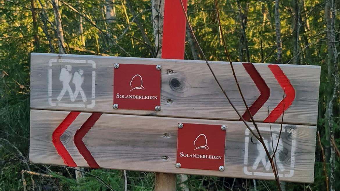 Solanderleden skylt