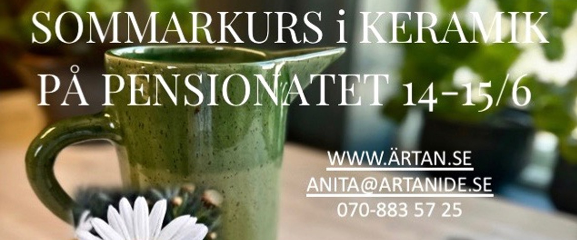 Bild till evenamnget Sommarkurs i Keramik