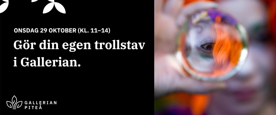 Trollstavsverkstad i Gallerian