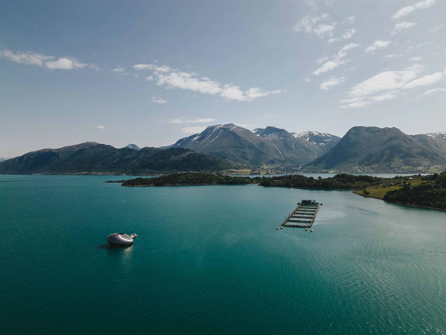 Salmon Eye - World's largest floating art installation