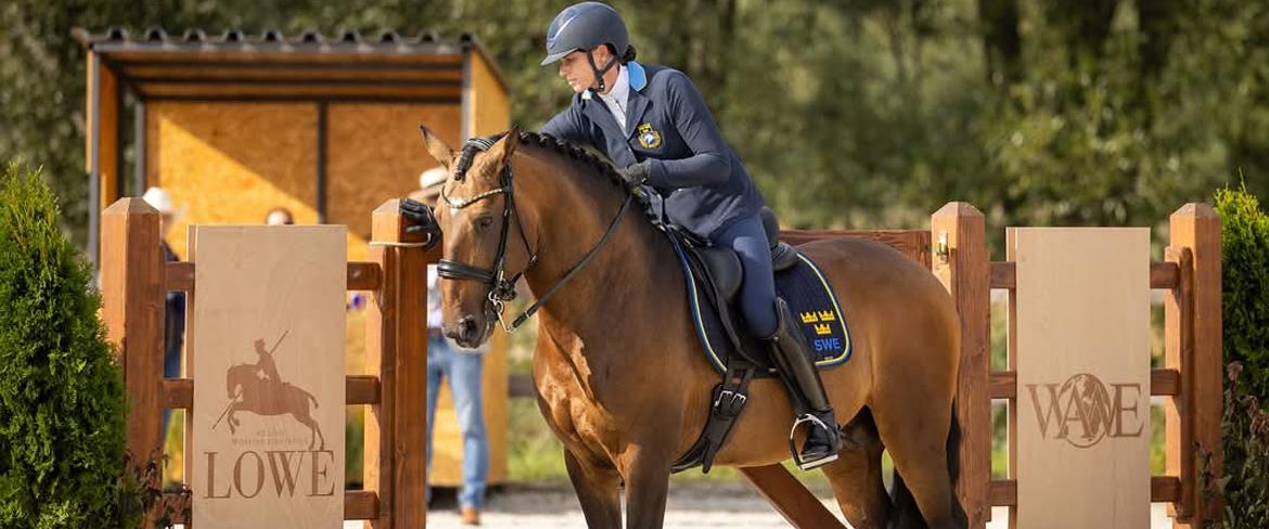 Vår landslagsryttare i WE Astrid Hedman