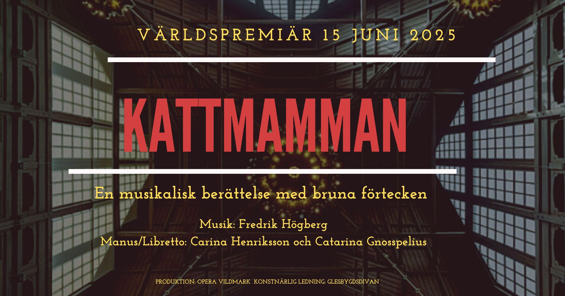 Bild till evenamnget Festspelen i Piteå - Kattmamman – en musikalisk berättelse med bruna förtecken