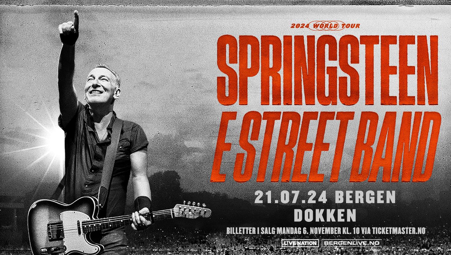 Bruce Springsteen and The E Street Band 2024 World Tour Fjord Norway