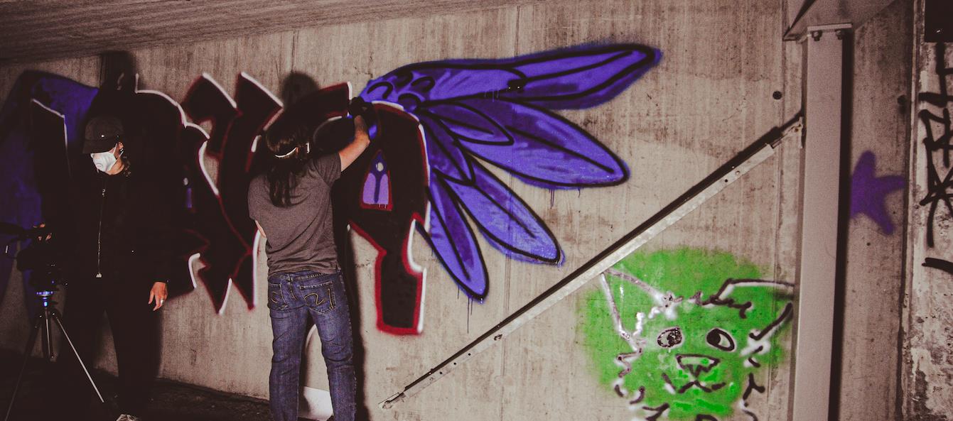 Bild till evenamnget Prova på graffiti!