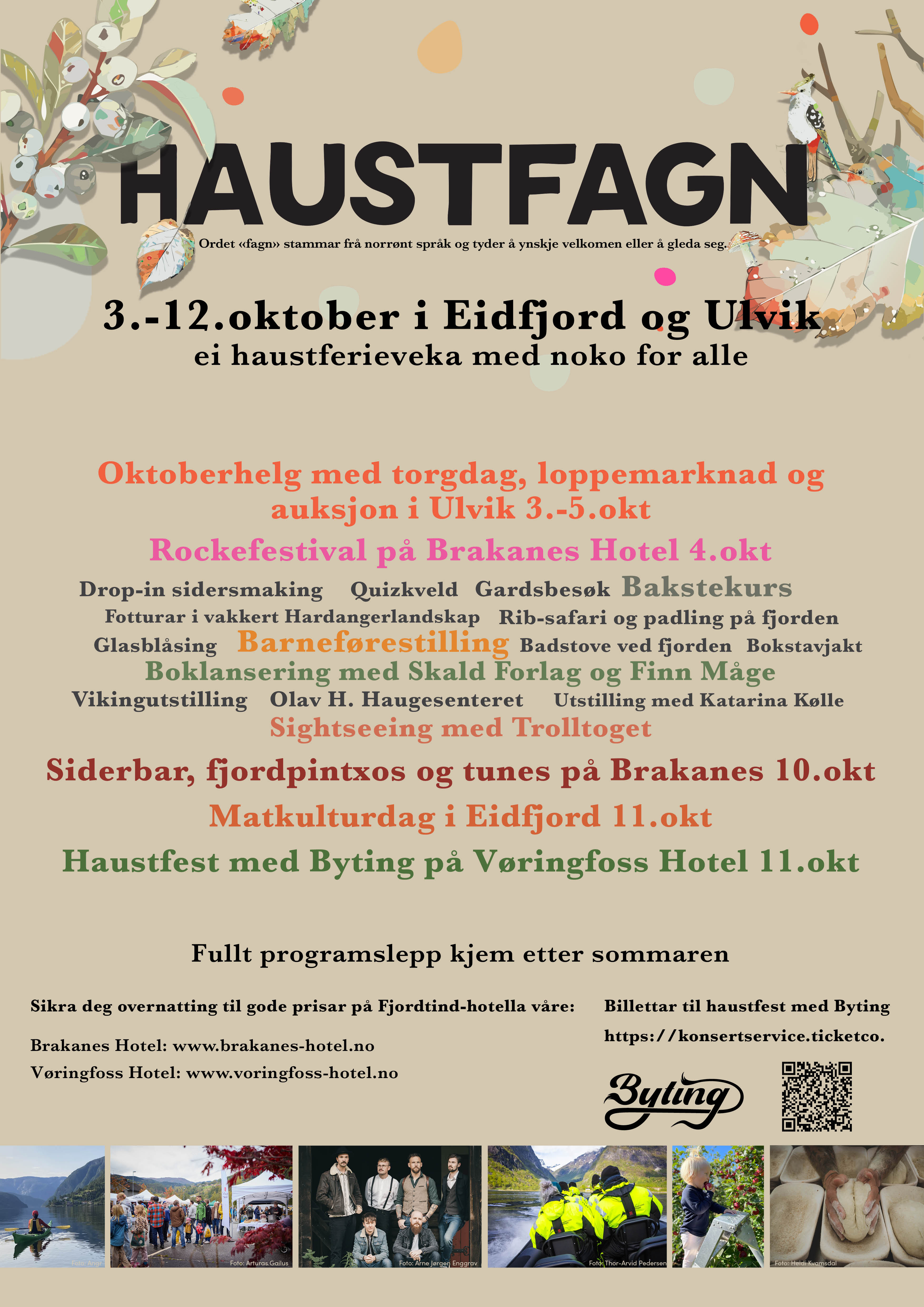 Høstferie i Ulvik og Eidfjord
