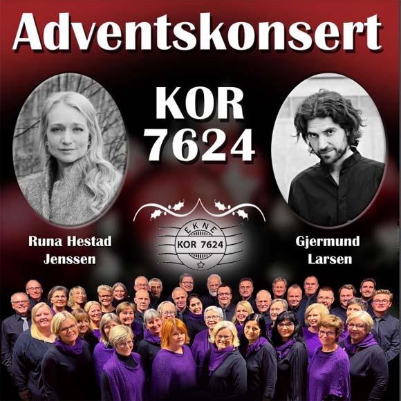 Adventskonsert Kor 7624 med Runa og Gjermund