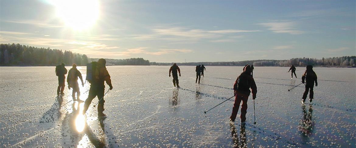 Folk på tur med Guide natura
