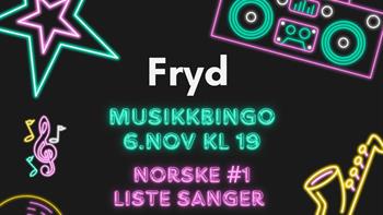 FRYD Scene: Musikkbingo – Norske #1-låter