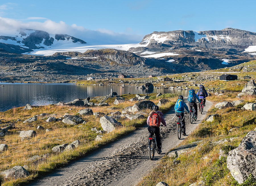 Rallarvegen in Finse