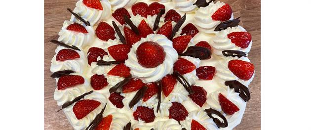 Strawberry cake, Café Rosenboden