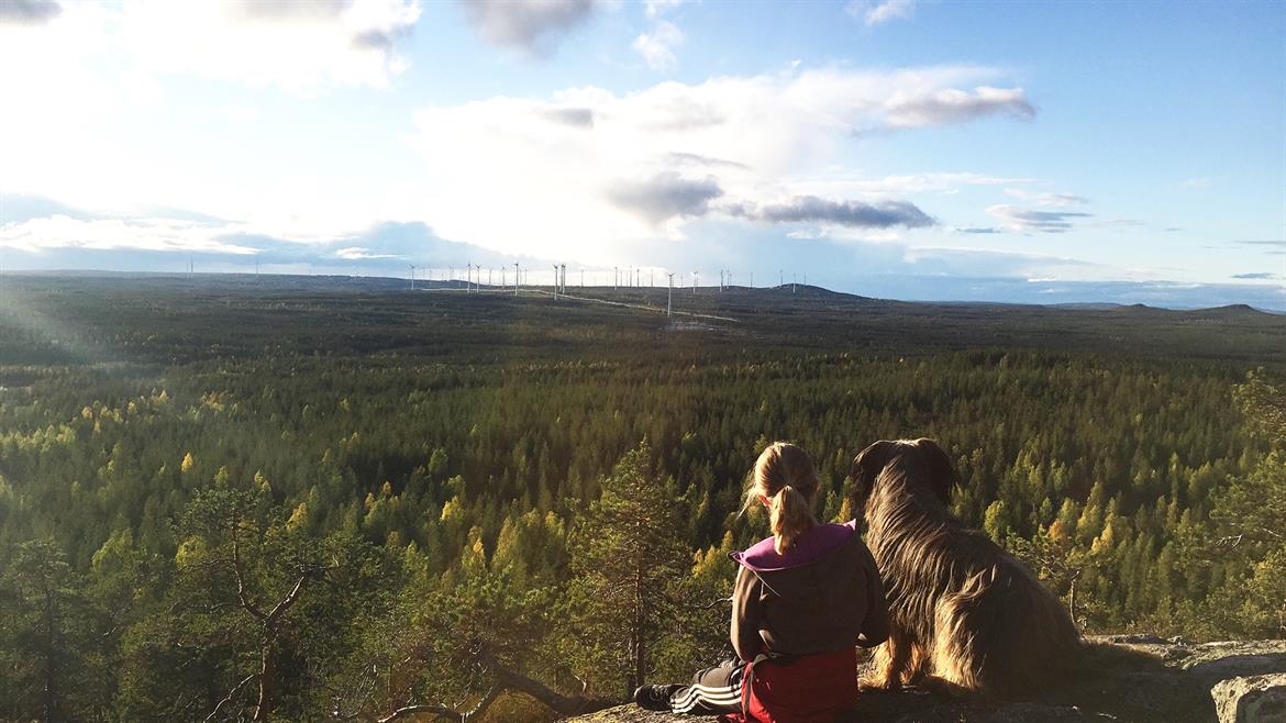 View from Kalahatten