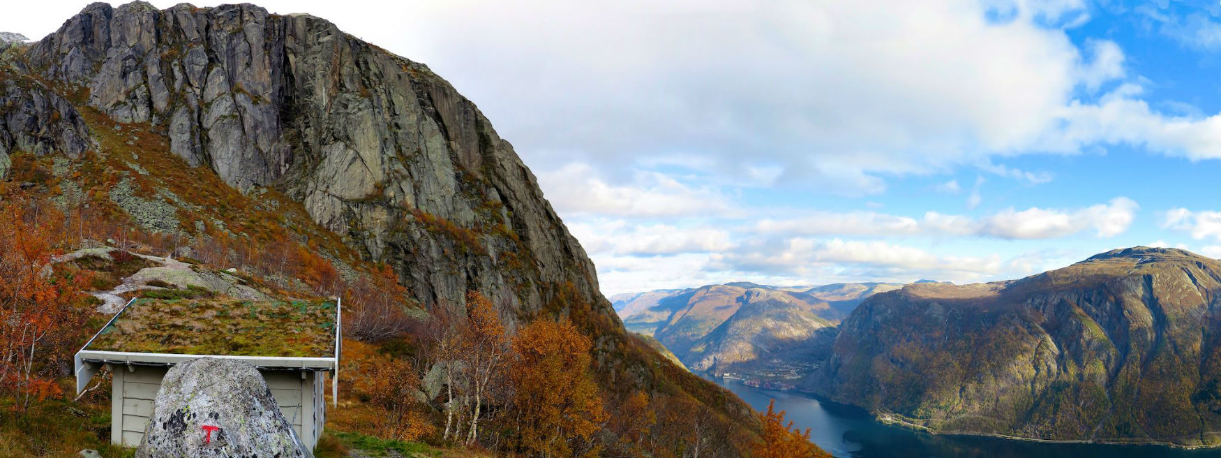 Der Touristenweg zum Nationalpark Folgefonna