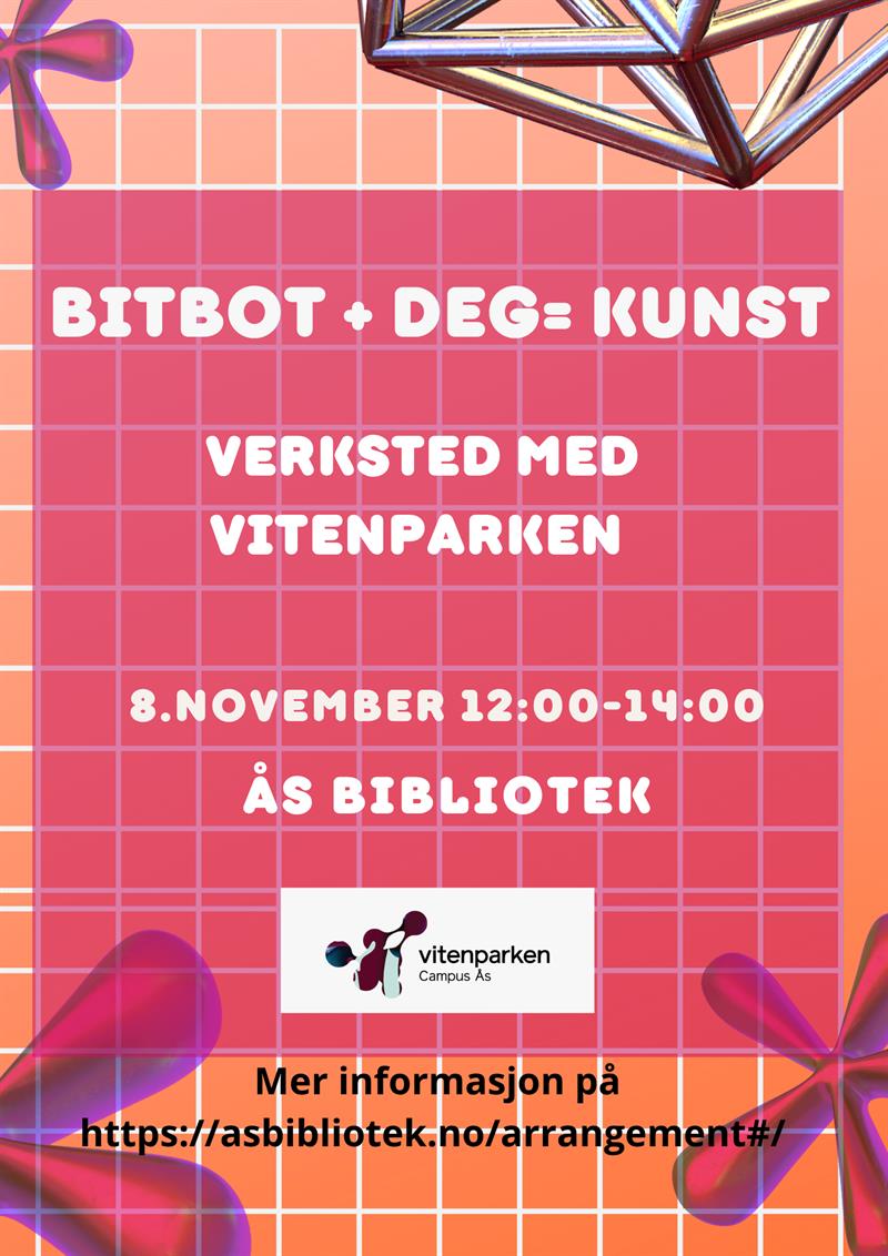 Plakat Verksted med Vitenparken